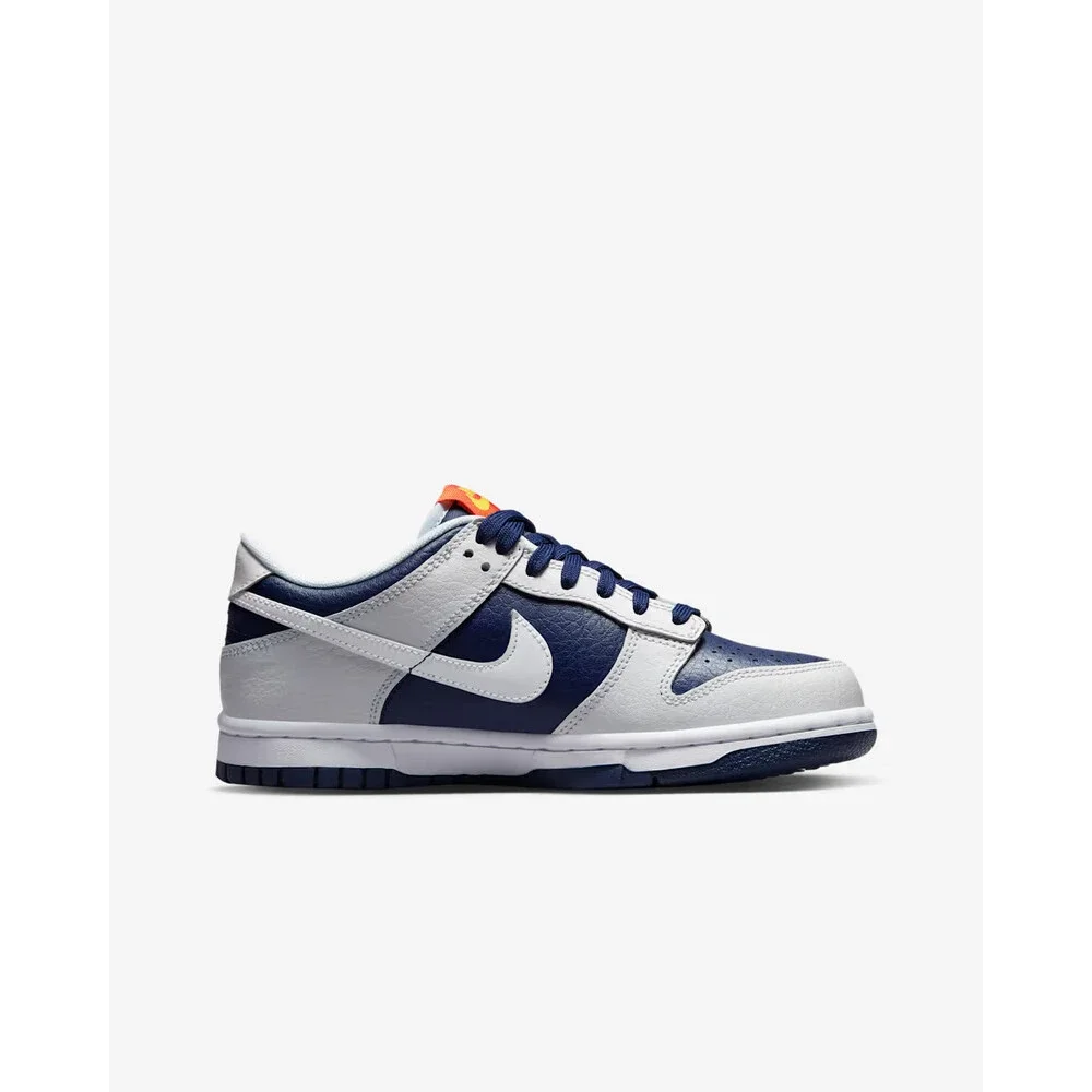 Nike Dunk Low UV Reactive FN6968-025 Kids 6.5 Navy Gray Lifestyle Shoes RHS9414
